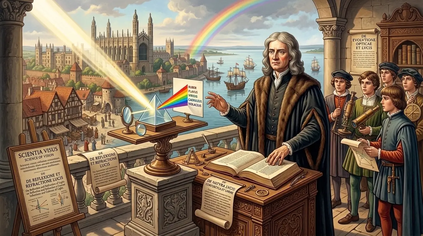 The Development of Optics and Light.