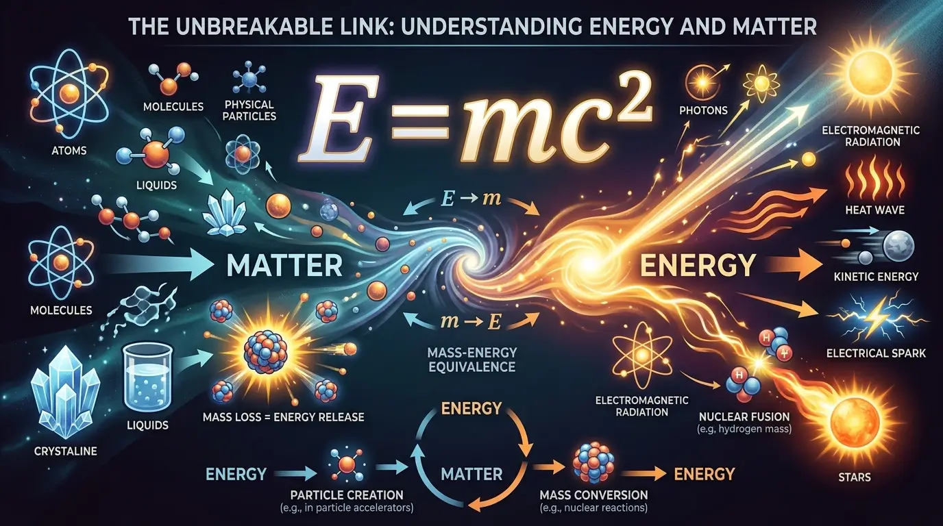 relation of energy and matter