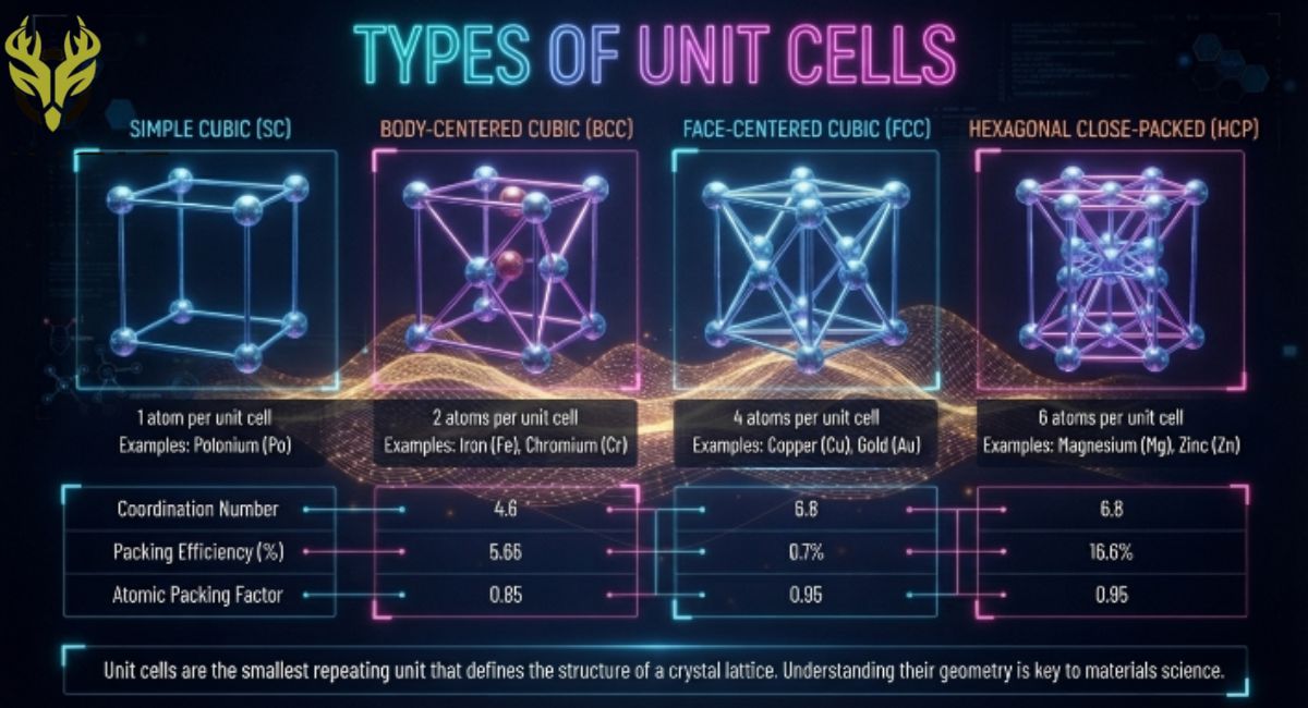 types of units cell